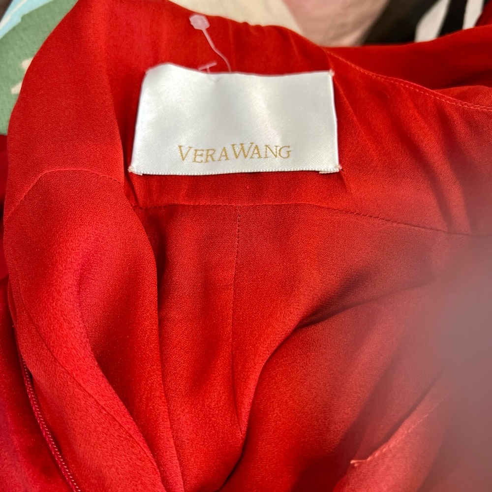 Vera Wang Gilded Age Red Gown sz4 - Picture 3 of 16